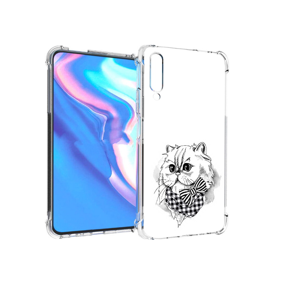 

Чехол MyPads Tocco для Honor 9X Pro нарисованная красивая кошечка, Прозрачный, Tocco