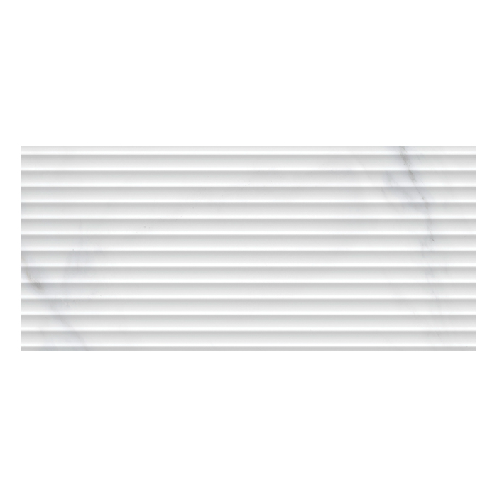 вставка cersanit omnia белая геометрия 15918 20х44 Omnia Плитка настенная белая рельеф OMG052D 20х44