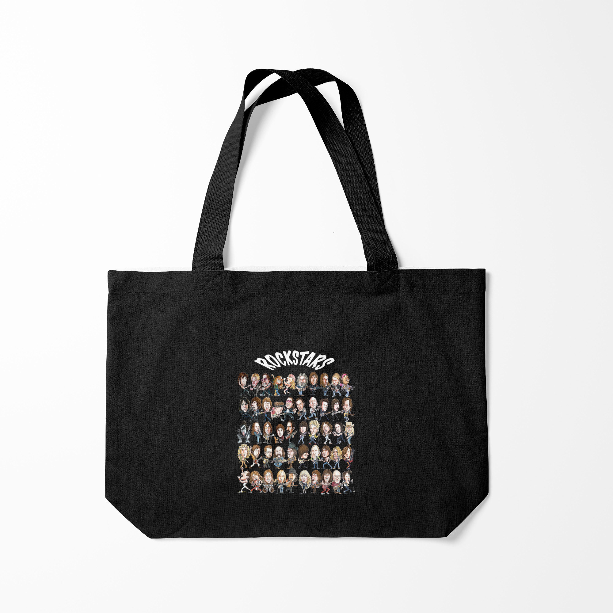 

Сумка шoппер унисекс Burnettie ROCK STARS, черный, ROCK STARS