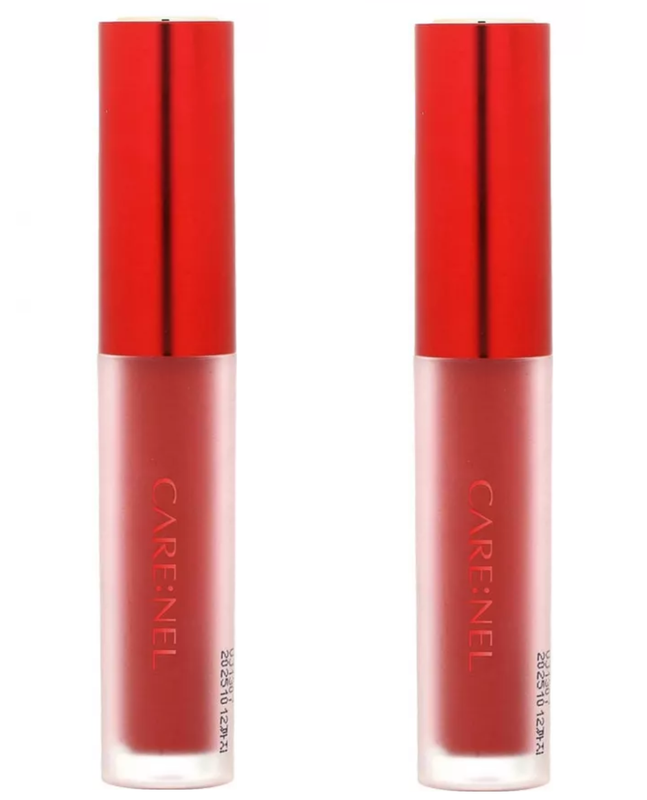 Тинт Care:Nel для губ Ruby airfit velvet tint 02 brick dolce 4.5г 2 шт