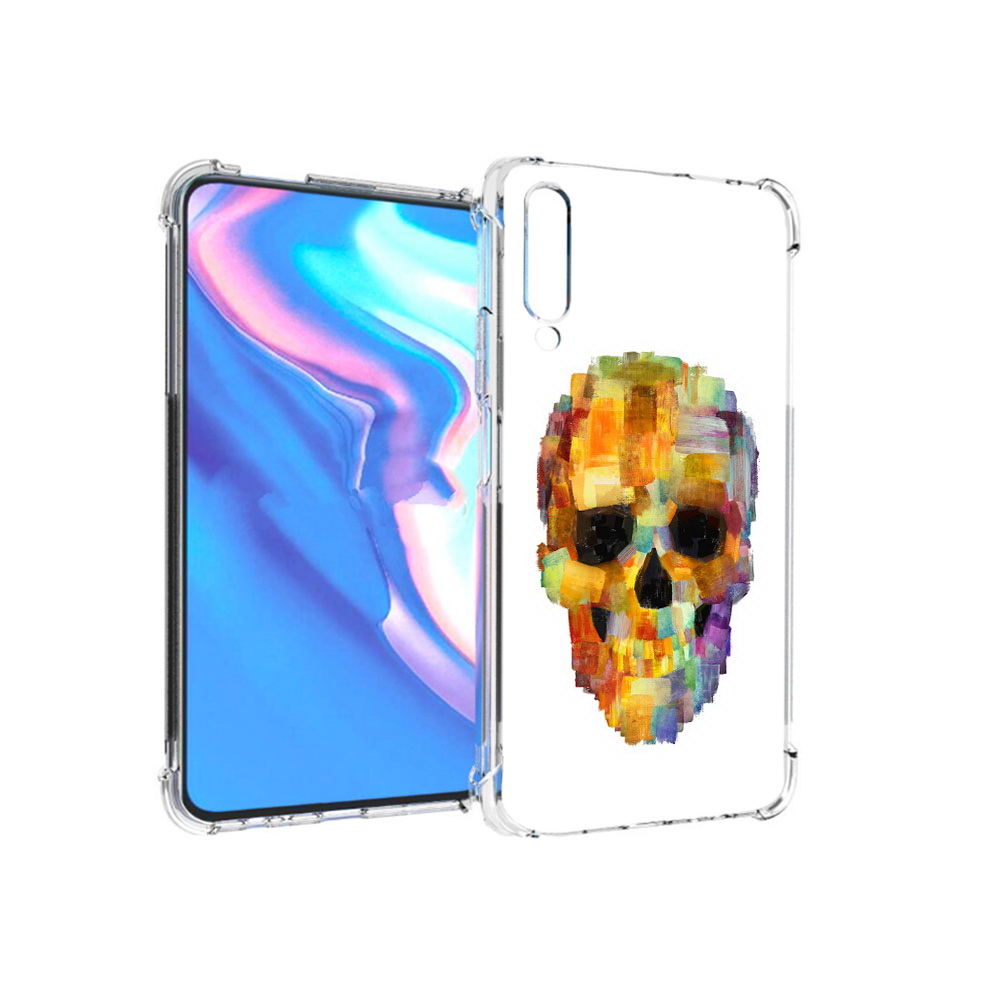 

Чехол MyPads Tocco для Honor 9X Pro нарисованный череп, Прозрачный, Tocco