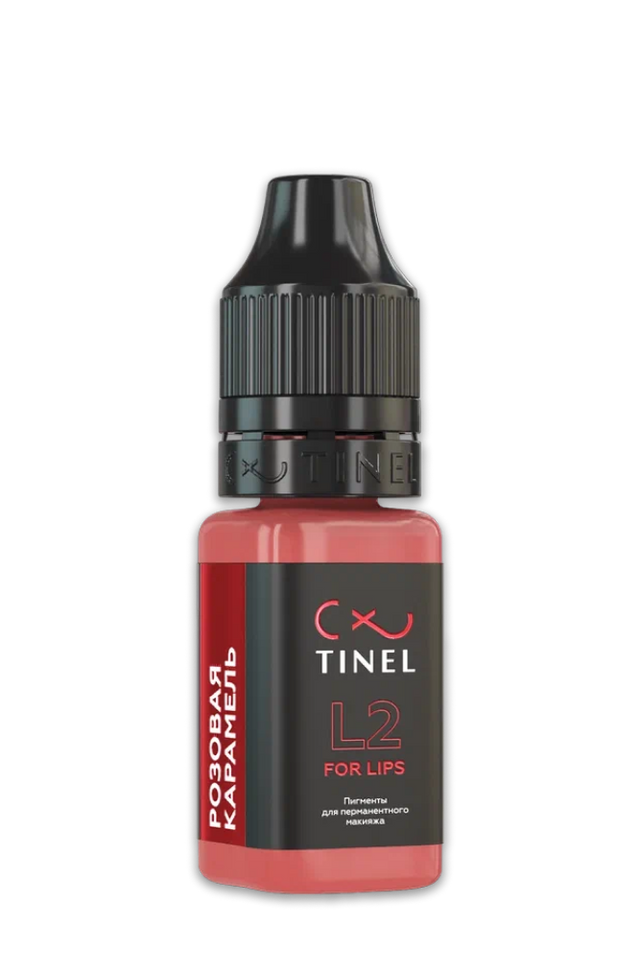 

Пигмент Tinel L2 Розовая карамель для татуажа губ, 5мл, Tinel для губ