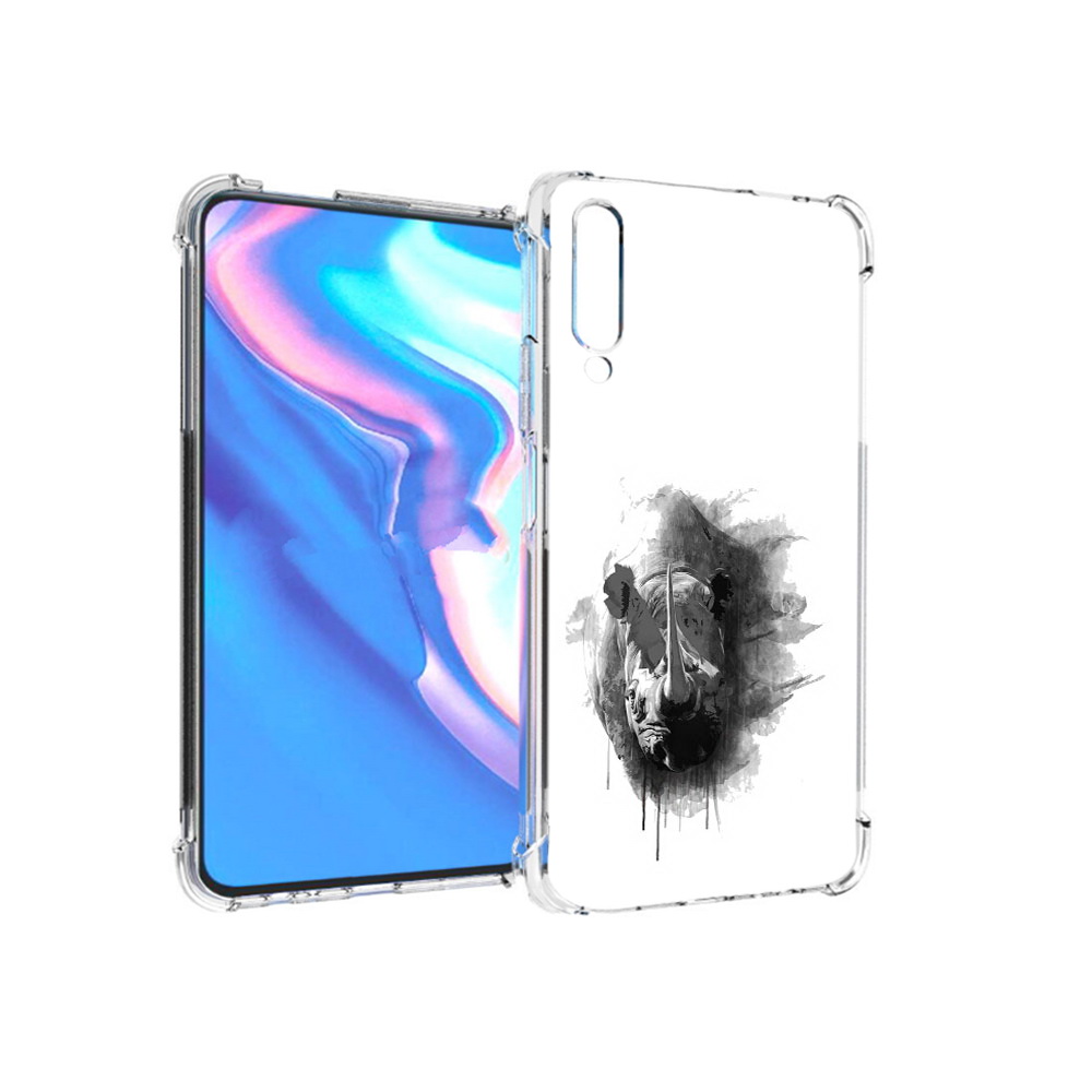 

Чехол MyPads Tocco для Honor 9X Pro носорог, Прозрачный, Tocco