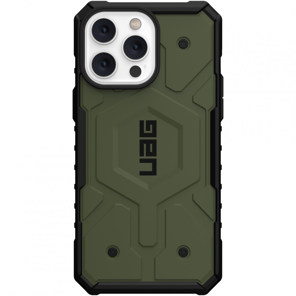 фото Чехол uag pathfinder for magsafe series для iphone 14 pro max, olive (114055117272)