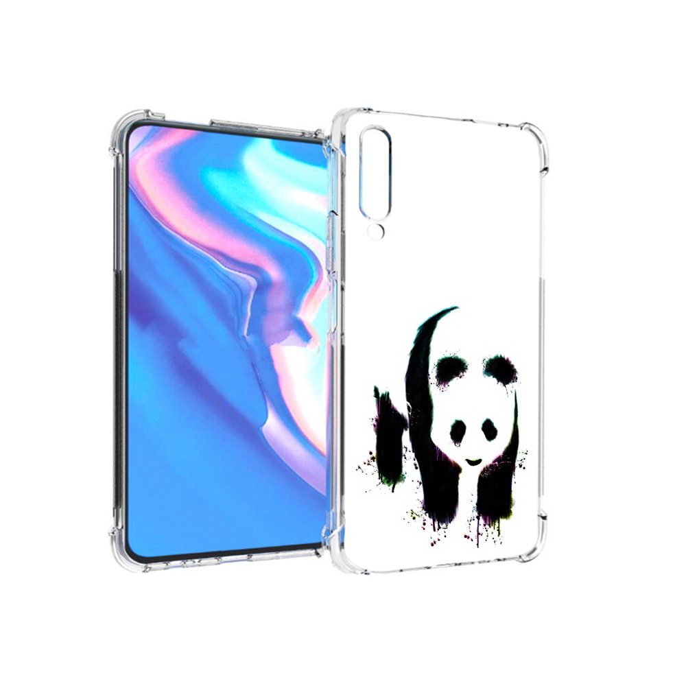 

Чехол MyPads Tocco для Honor 9X Pro панда в акварели, Прозрачный, Tocco