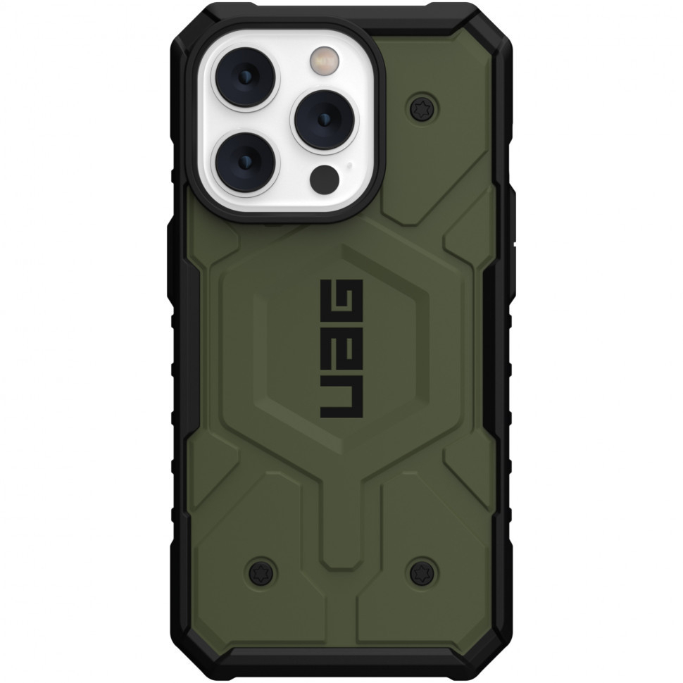 фото Чехол uag pathfinder for magsafe series для iphone 14 pro, olive (114054117272)