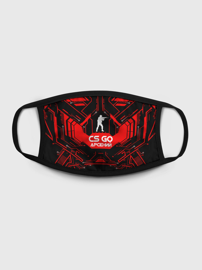 

Многоразовая маска унисекс Burnettie Counter Strike Арсений, Разноцветный, Counter Strike Арсений