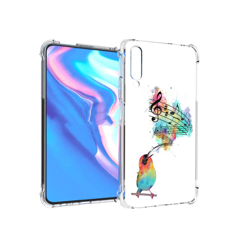 Чехол MyPads Tocco для Honor 9X Pro певчая птичка