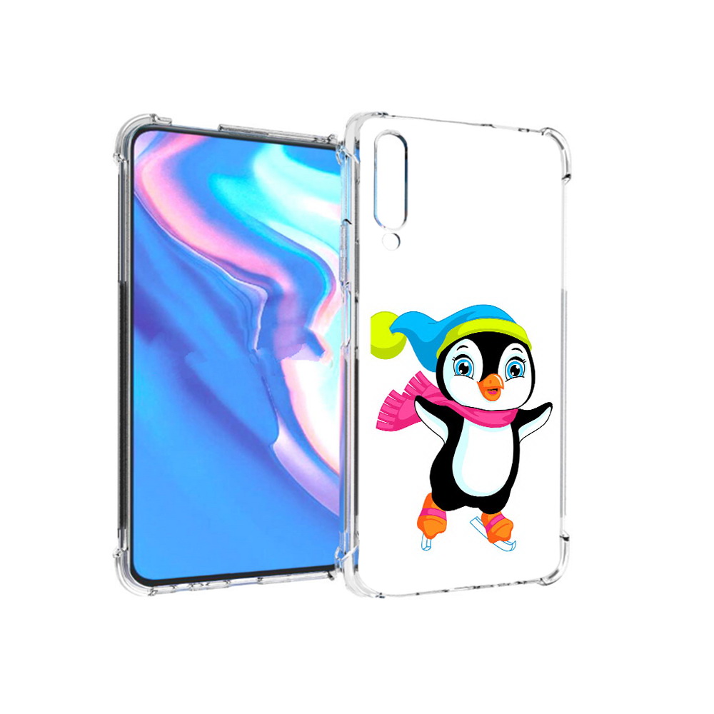 

Чехол MyPads Tocco для Honor 9X Pro пингвин на коньках, Прозрачный, Tocco