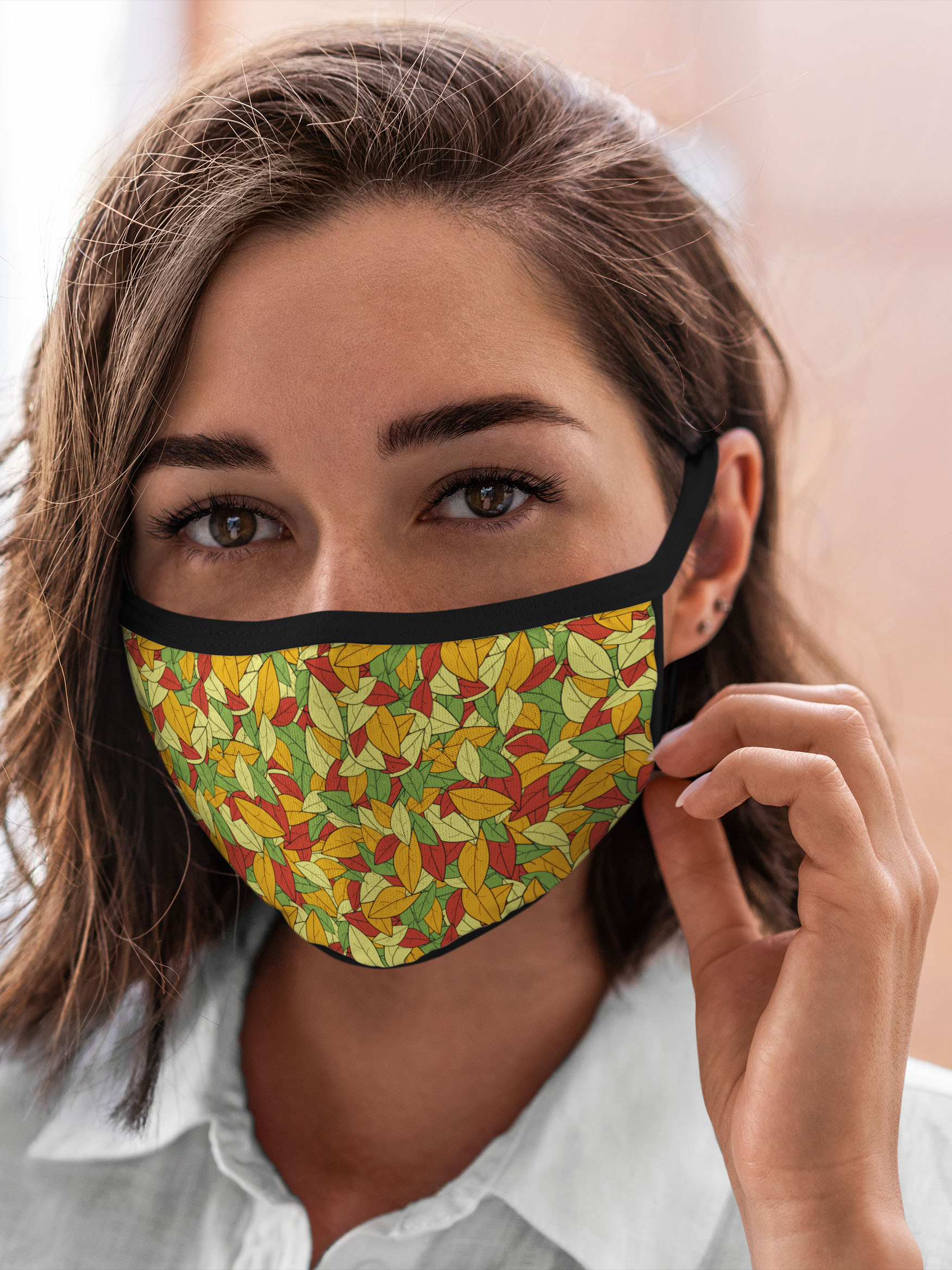 

Многоразовая маска унисекс Burnettie Листья Яркие Осенние, Разноцветный, Листья Яркие Осенние