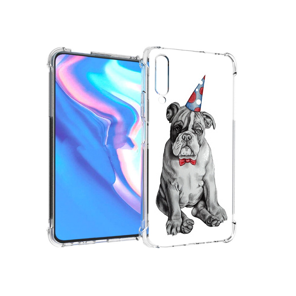 

Чехол MyPads Tocco для Honor 9X Pro праздничный щенок, Прозрачный, Tocco