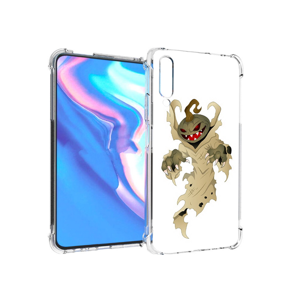 

Чехол MyPads Tocco для Honor 9X Pro призрак хэллоуина, Прозрачный, Tocco