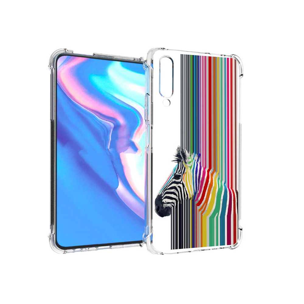 

Чехол MyPads Tocco для Honor 9X Pro радужная зебра, Прозрачный, Tocco