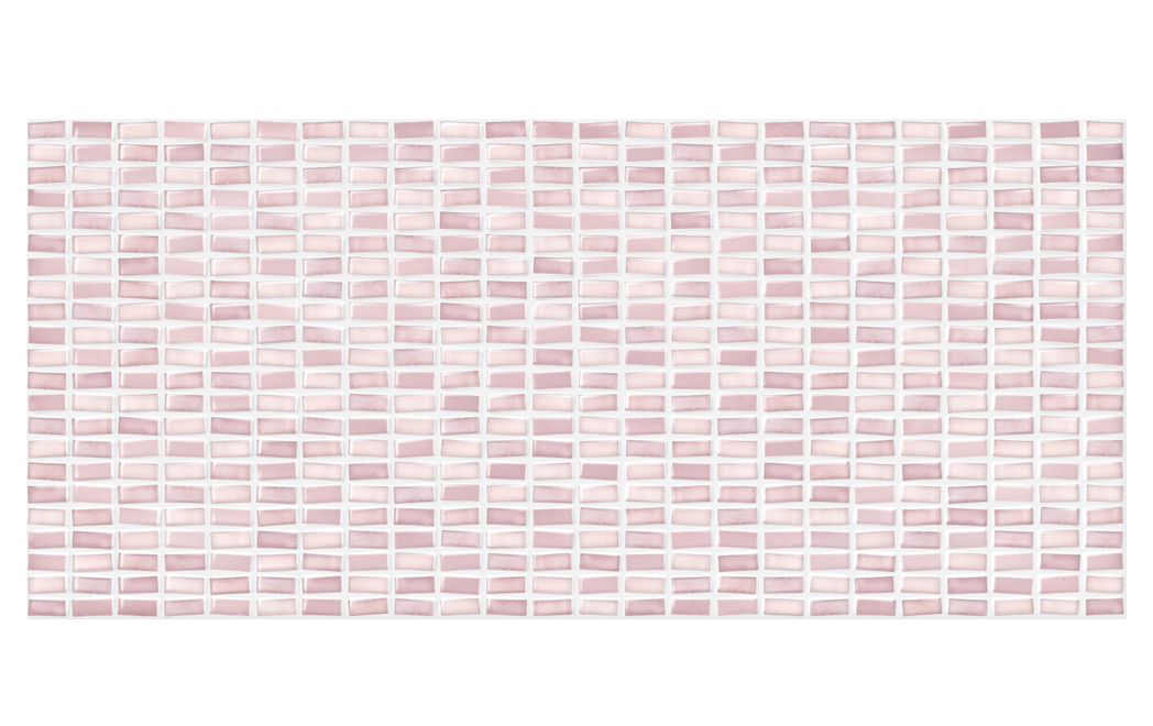 фото Pudra облицовочная плитка мозаика рельеф розовый (pdg073d) 20x44 cersanit