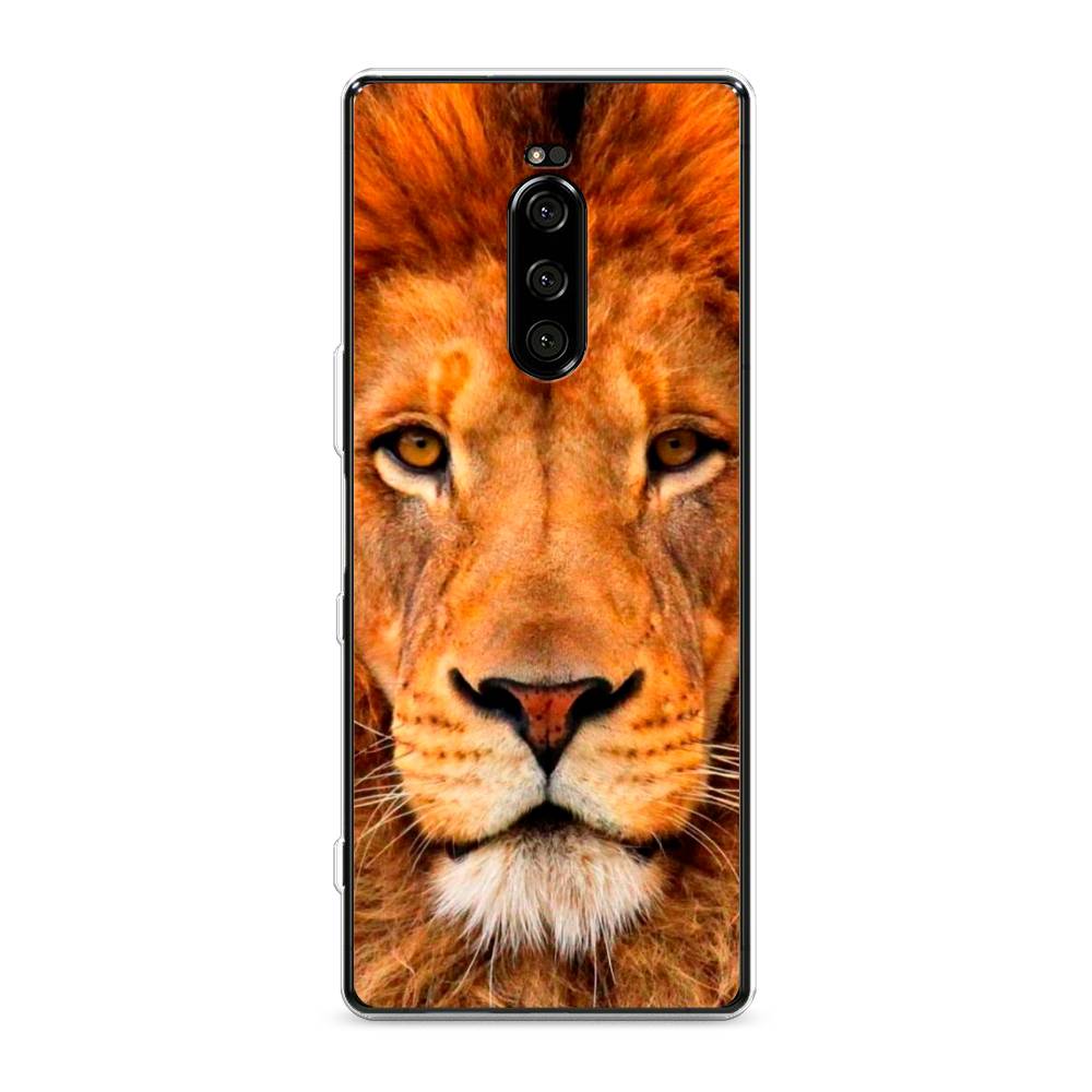 

Чехол на Sony Xperia 1 "Благородный лев", Оранжевый, 54250-1