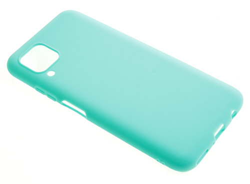 фото Силиконовый чехол tpu case матовый для huawei p40 lite/nova 6se бирюзовый pc