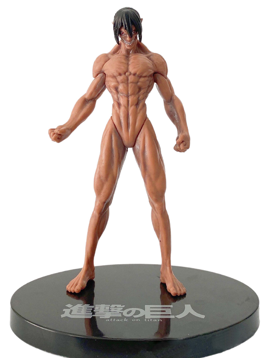 Фигурка аниме Атака титанов Атакующий титан Attack on Titan подставка 15,5 см