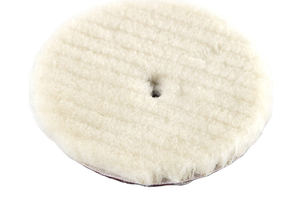 Круг полировальный из стриженого меха Stripy Wool Pad 75 мм Shine systems SS543