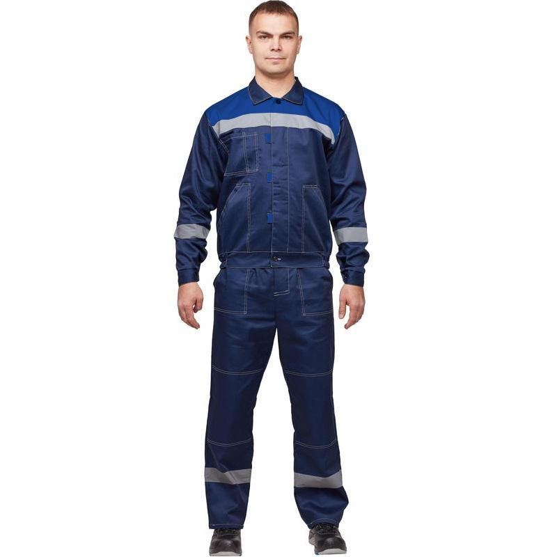 

Костюм рабочий мужской л20-КПК син/вас (р.48-50) 170-176, л20-КПК