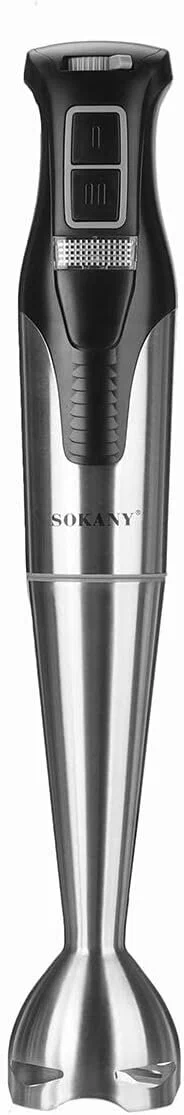 

Погружной блендер Sokany SK-758 серебристый, черный, SK-758
