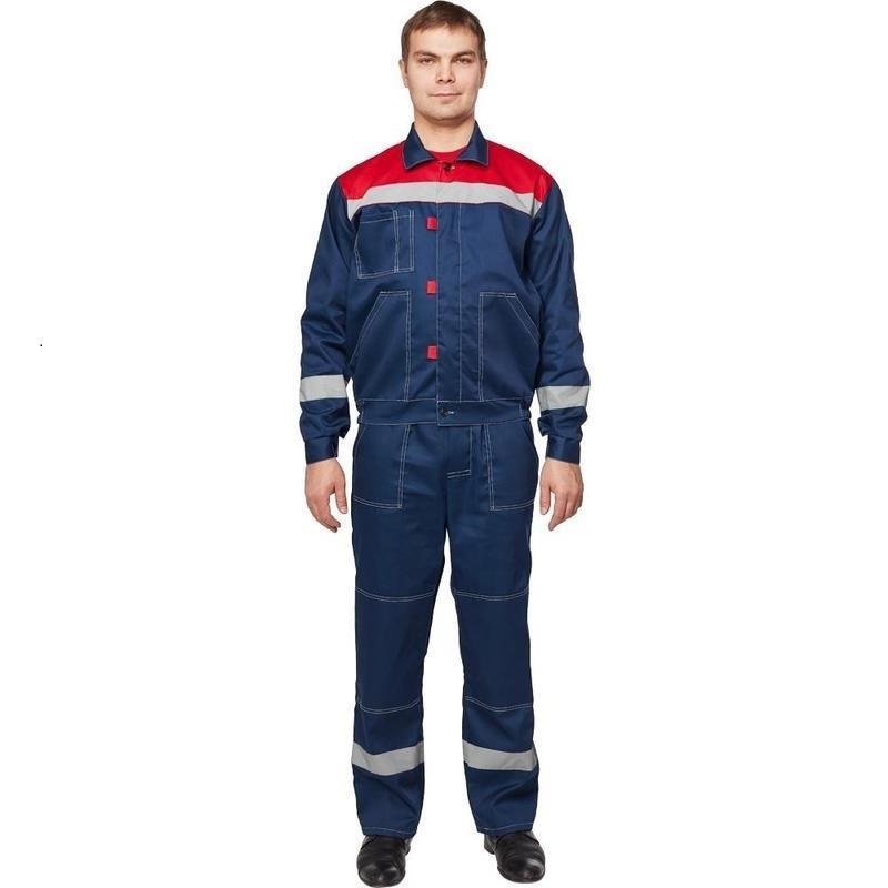 

Костюм рабочий NoBrand 829817-K синий/красный 52-54, 158-164