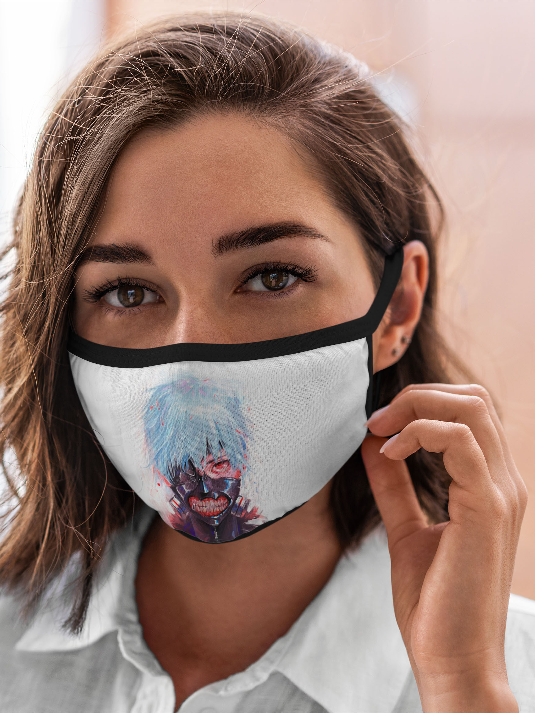 

Многоразовая маска унисекс Burnettie Токийский Гуль Канеки Кен Акварель, Разноцветный, Токийский Гуль Канеки Кен Акварель