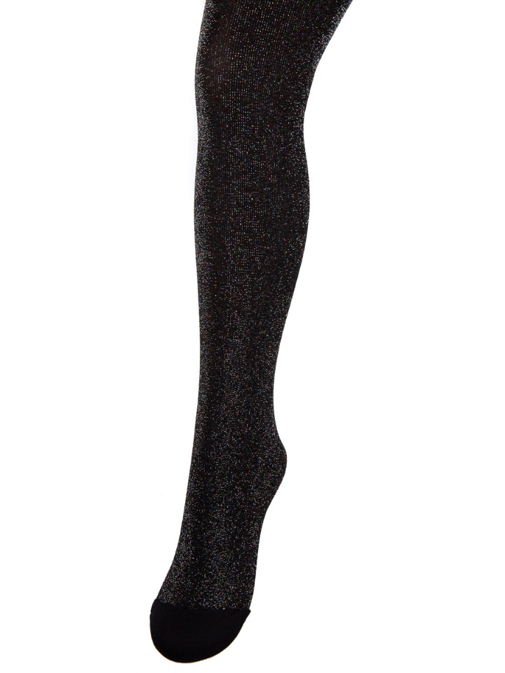 

Колготки детские Чулочки для Дочки с люрексом LUREX 60 3D nero/oro р.10/11, чдд_люрекс60