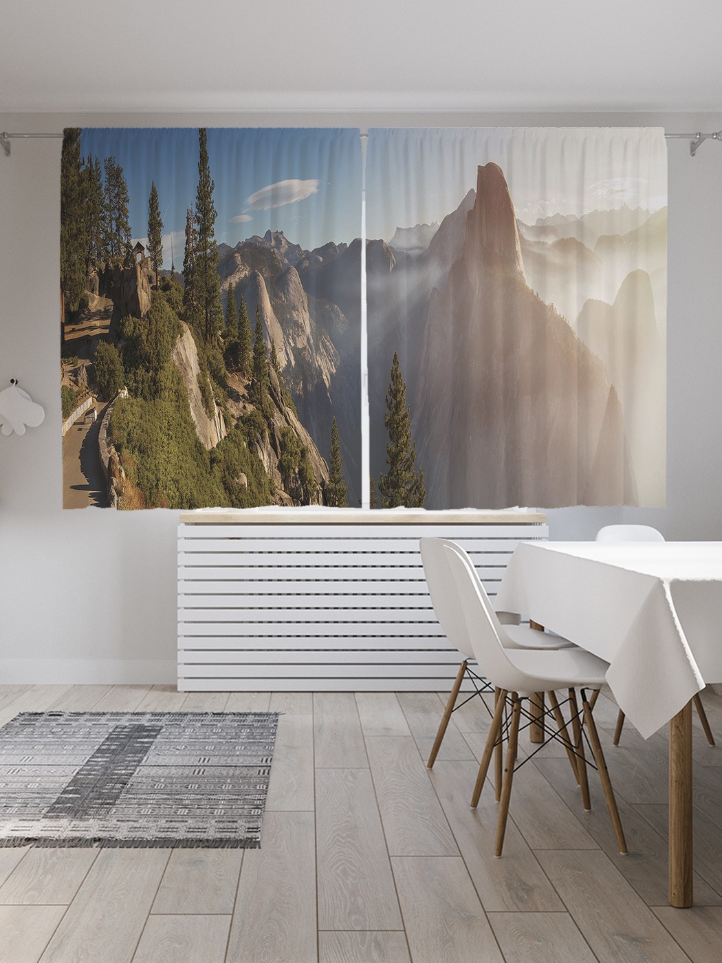 

Шторы с фотопечатью JoyArty "Высокогорная дорога" из сатена, 290х180 см, Высокогорная дорога