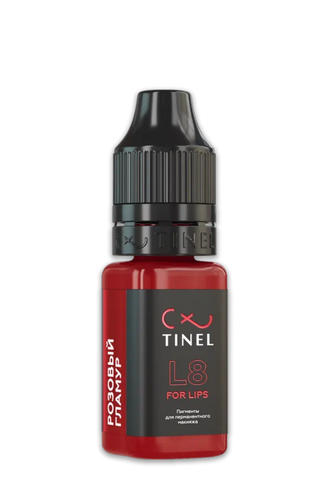 

Пигмент Tinel L8 Розовый гламур для татуажа губ, 5мл, Tinel для губ