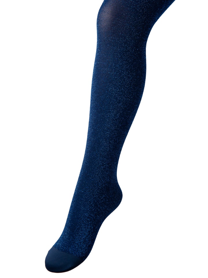 

Колготки детские Чулочки для Дочки с люрексом LUREX 60 3D blu/oro р.10/11, чдд_люрекс60