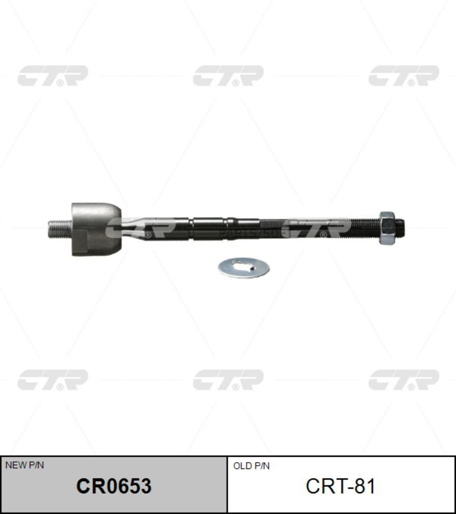 

CTR Тяга рулевая TOYOTA HIGHLANDER HYBRID 06- левправ. CTR CRT-81