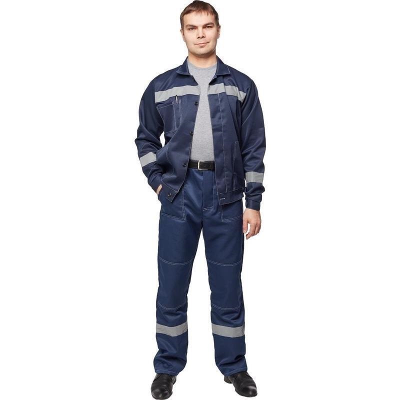 

Костюм рабочий NoBrand 816227-K синий 60-62, 194-200