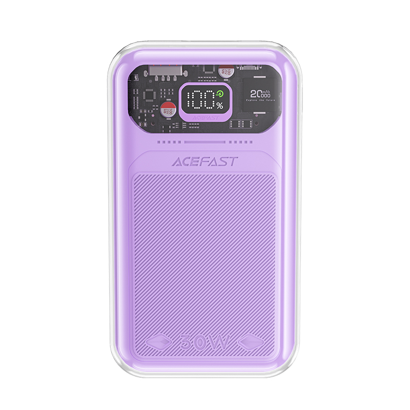 

Внешний аккумулятор ACEFAST M2-20000 с функцией быстрой зарядки 30W, фиолетовый, M2-20000