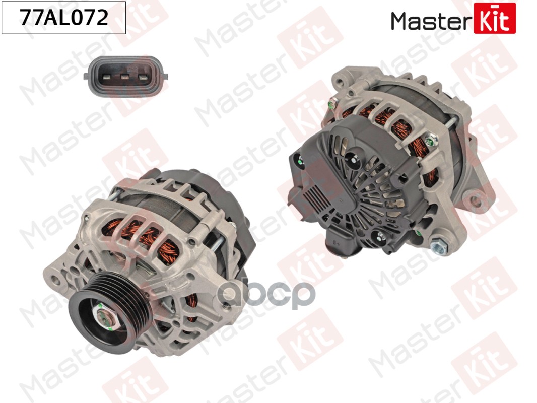 

Генератор HYUNDAI SOLARIS, KIA RIO 17- (14V 90A) Masterkit