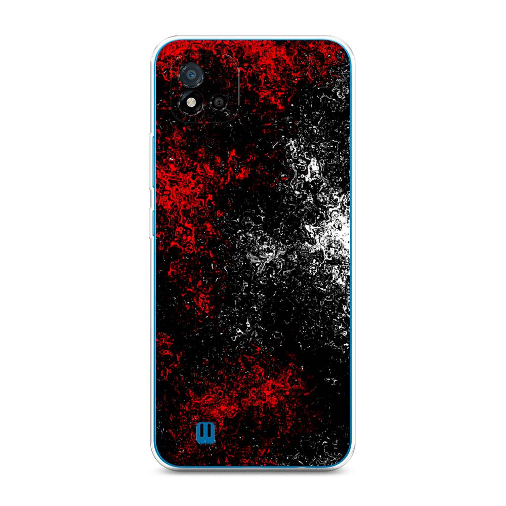 

Чехол на Oppo Realme C11 (2021) "Монотипия", Красный;черный;белый, 257550-3