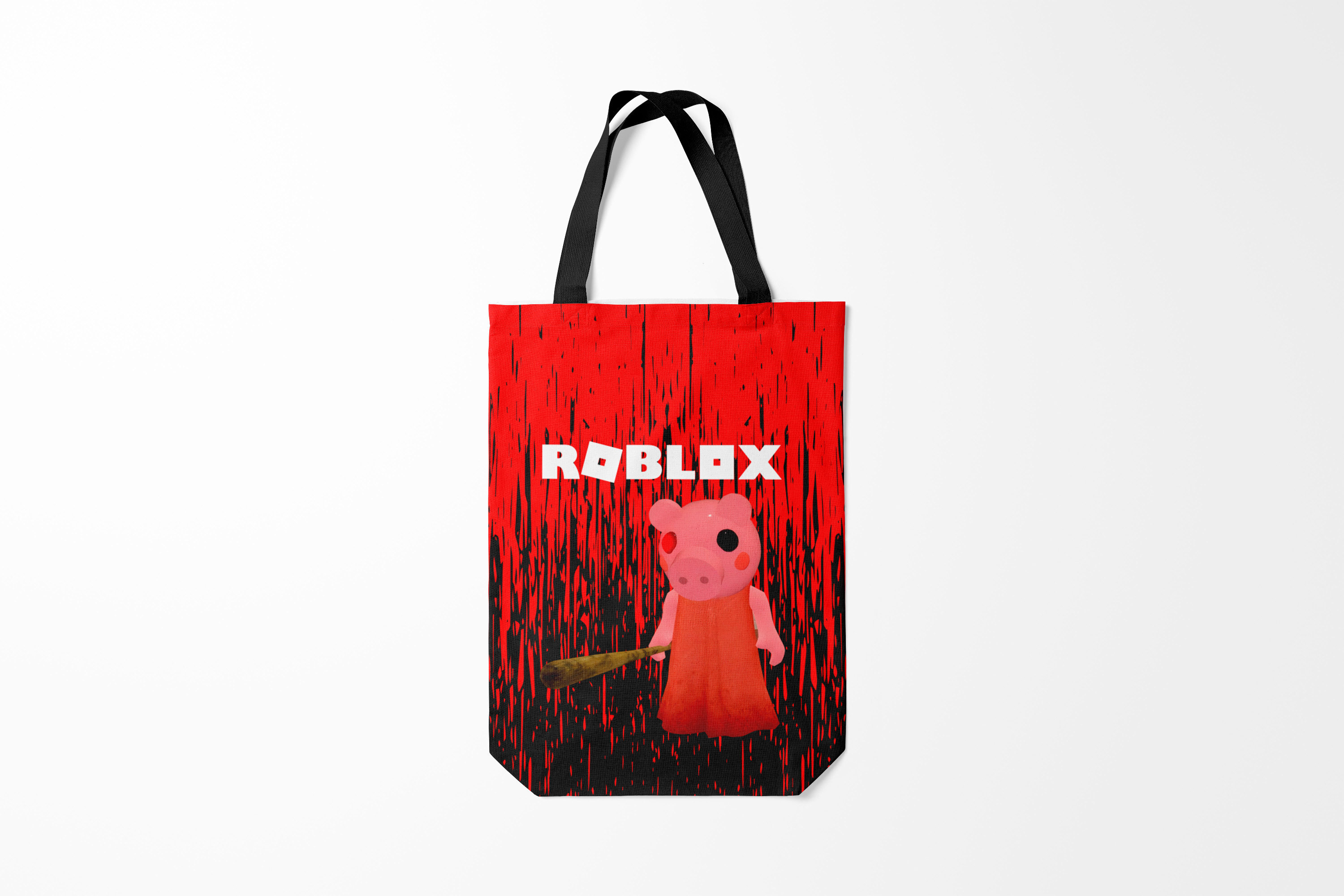 

Сумка шoппер унисекс Burnettie Roblox piggy/Свинка Пигги.,, Roblox piggy/Свинка Пигги.