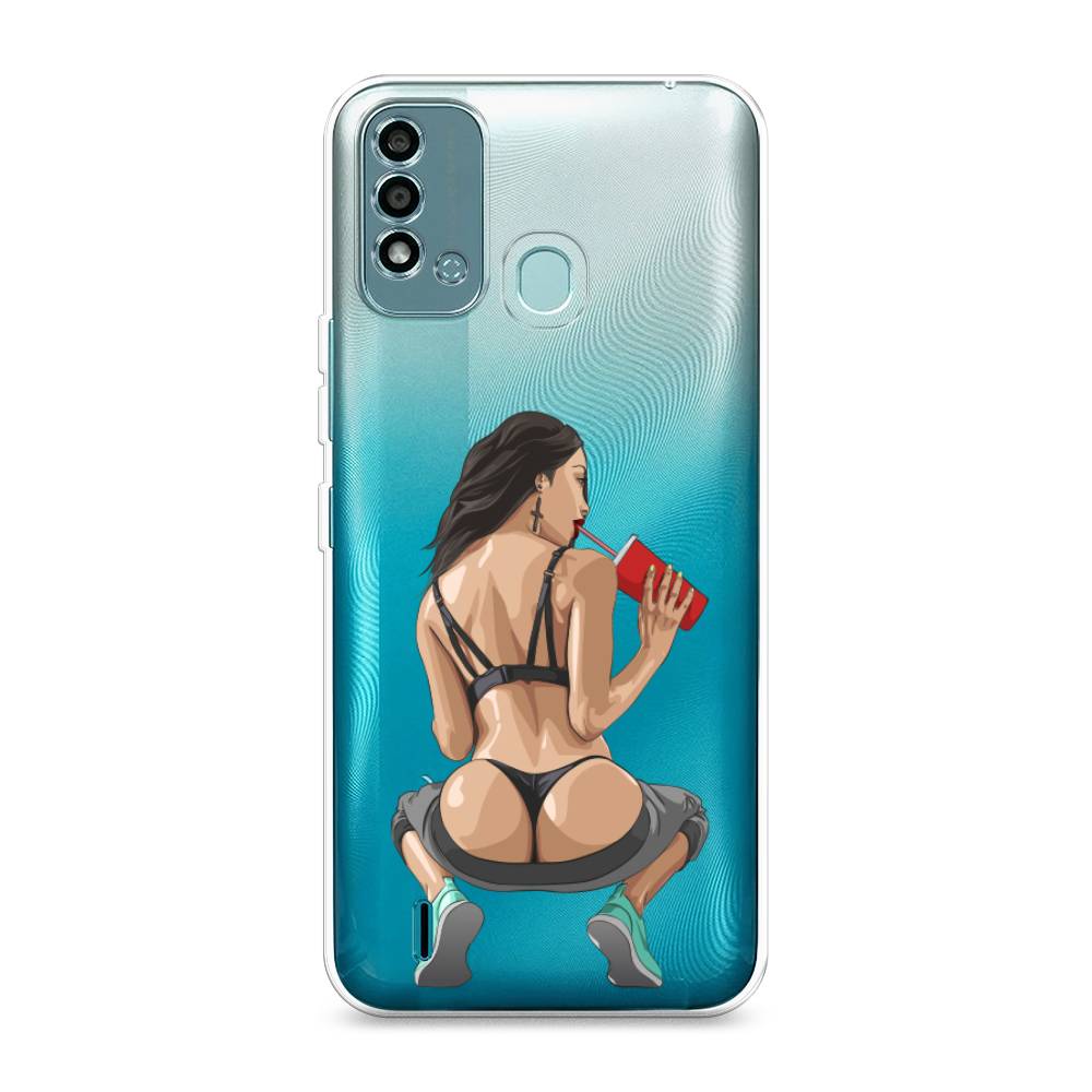 

Чехол на Itel Vision 2S "Сочные булочки", Бежевый;красный;черный, 3200650-6