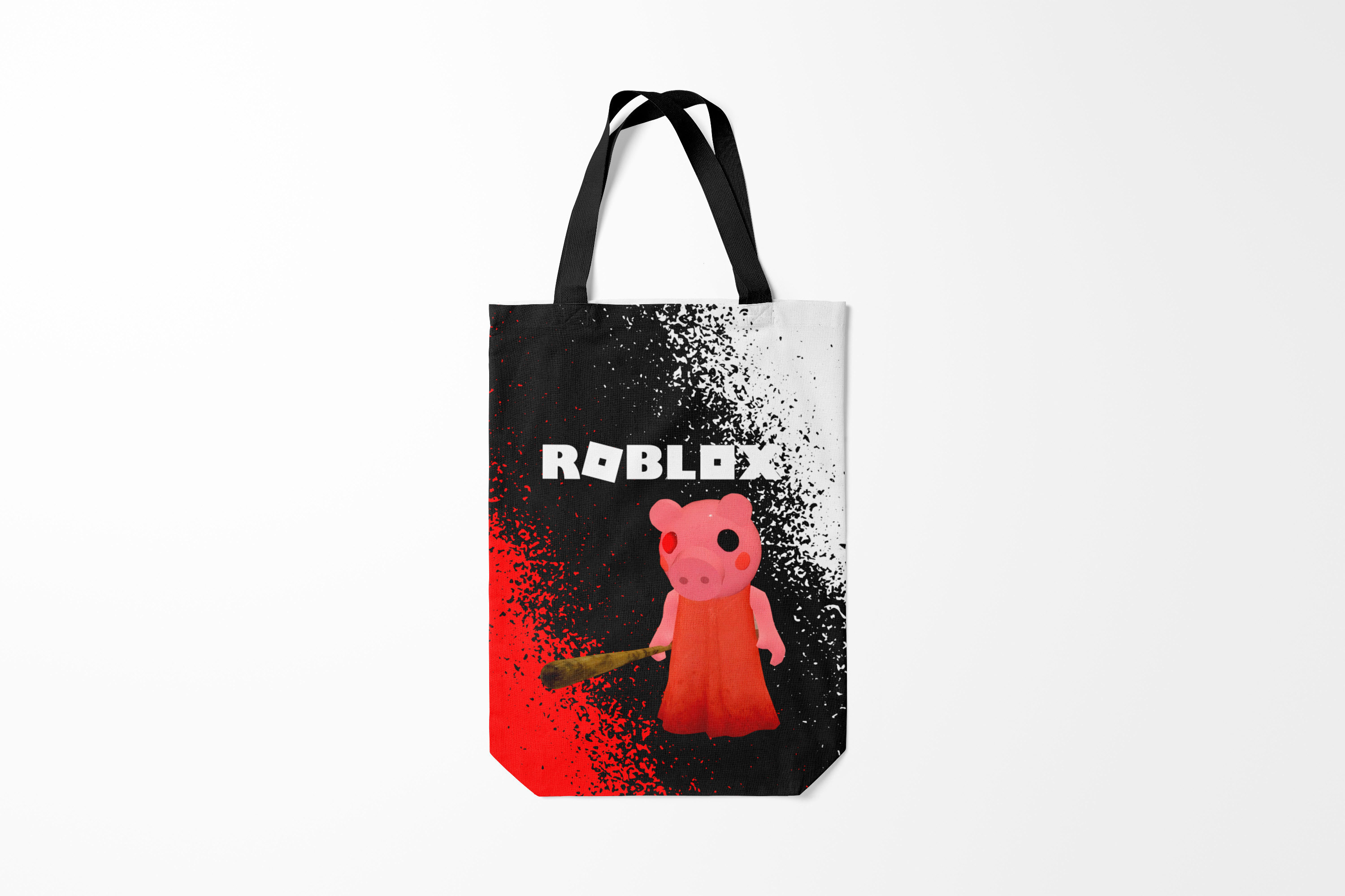 

Сумка шoппер унисекс Burnettie Roblox piggy/Свинка Пигги.,, Roblox piggy/Свинка Пигги.