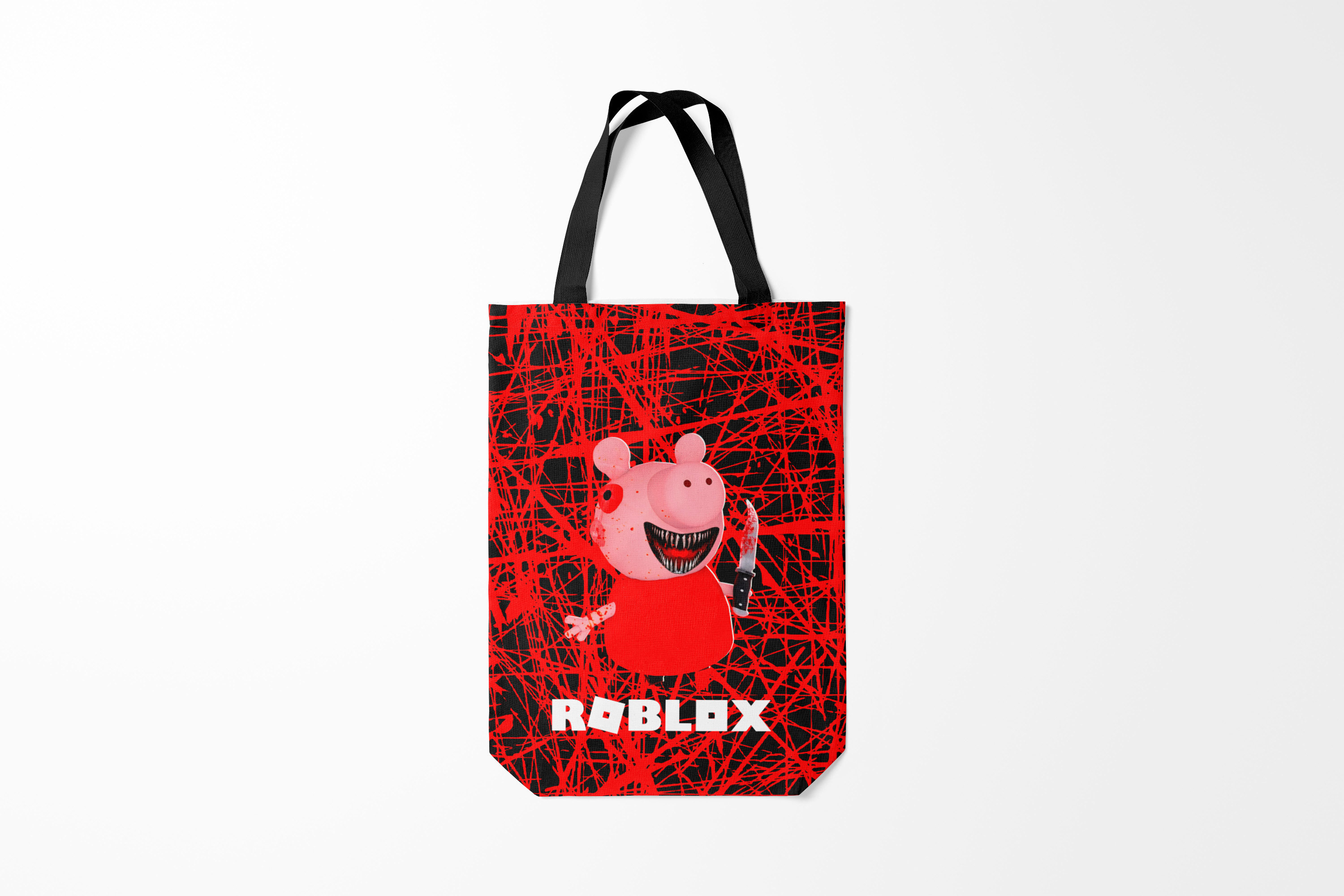 

Сумка шoппер унисекс Burnettie Roblox piggy/Свинка Пигги.,, Roblox piggy/Свинка Пигги.