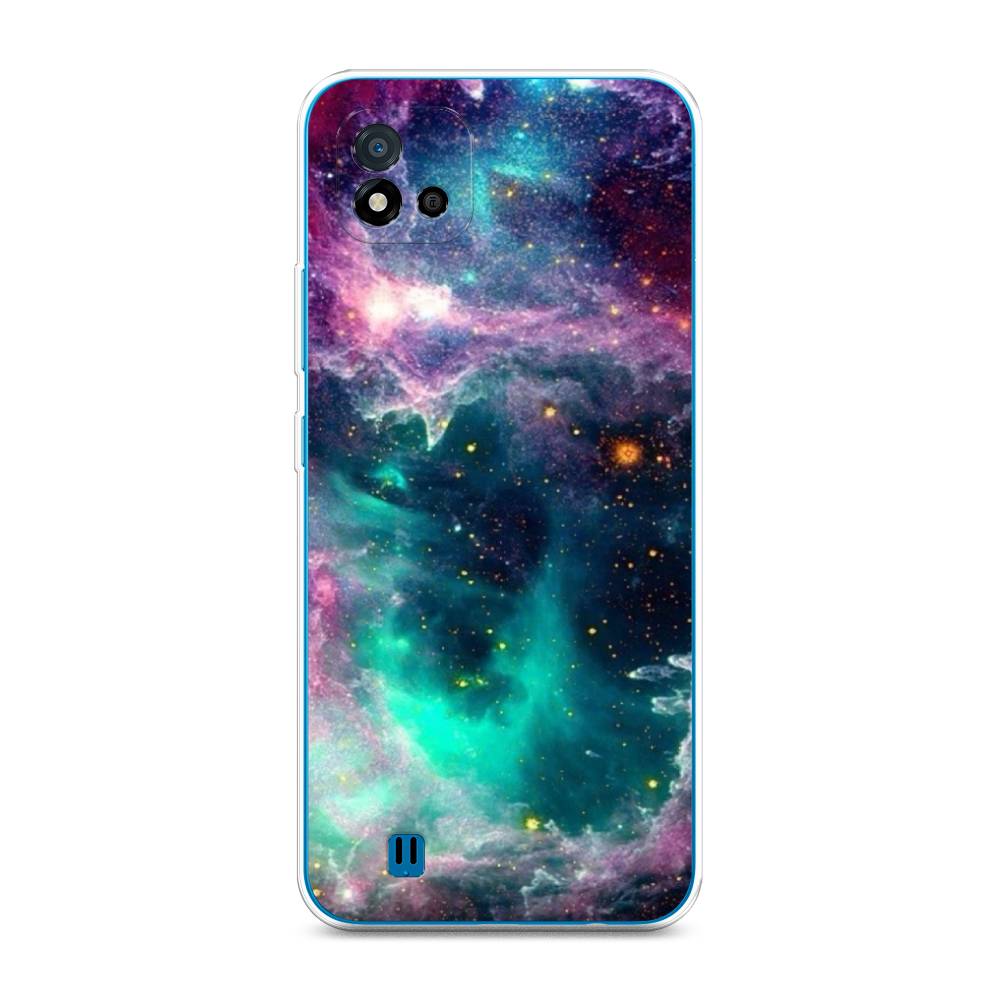 

Чехол на Oppo Realme C11 (2021) "Звездные облака", Розовый;бежевый, 257550-2