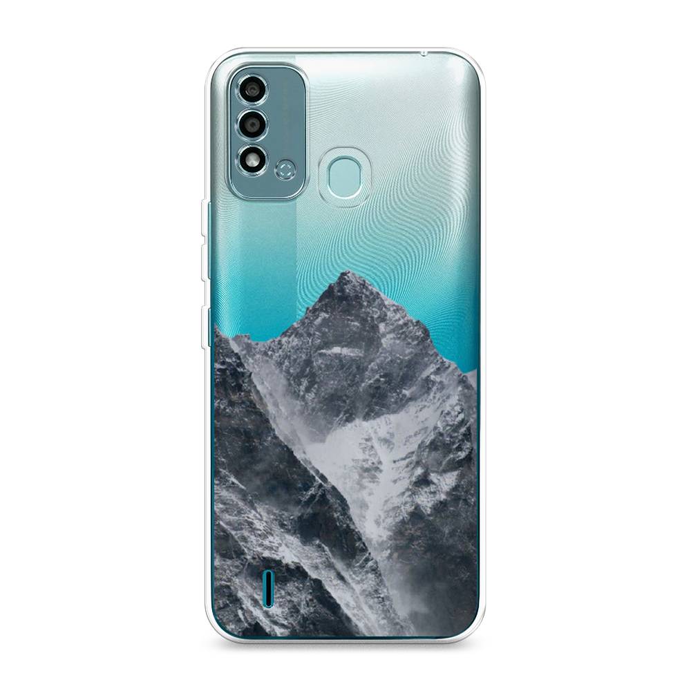 

Чехол на Itel Vision 2S "Горы арт 4", Серый;бежевый, 3200650-2