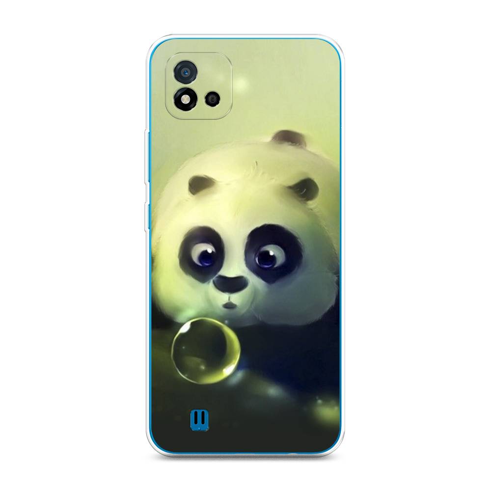 

Чехол на Oppo Realme C11 (2021) "Малыш панды", Зеленый;черный;серый, 257550-1