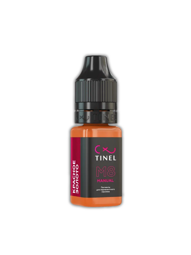 

Пигмент Tinel M8 Красное золото для смешанных техник, 10мл, Tinel для бровей