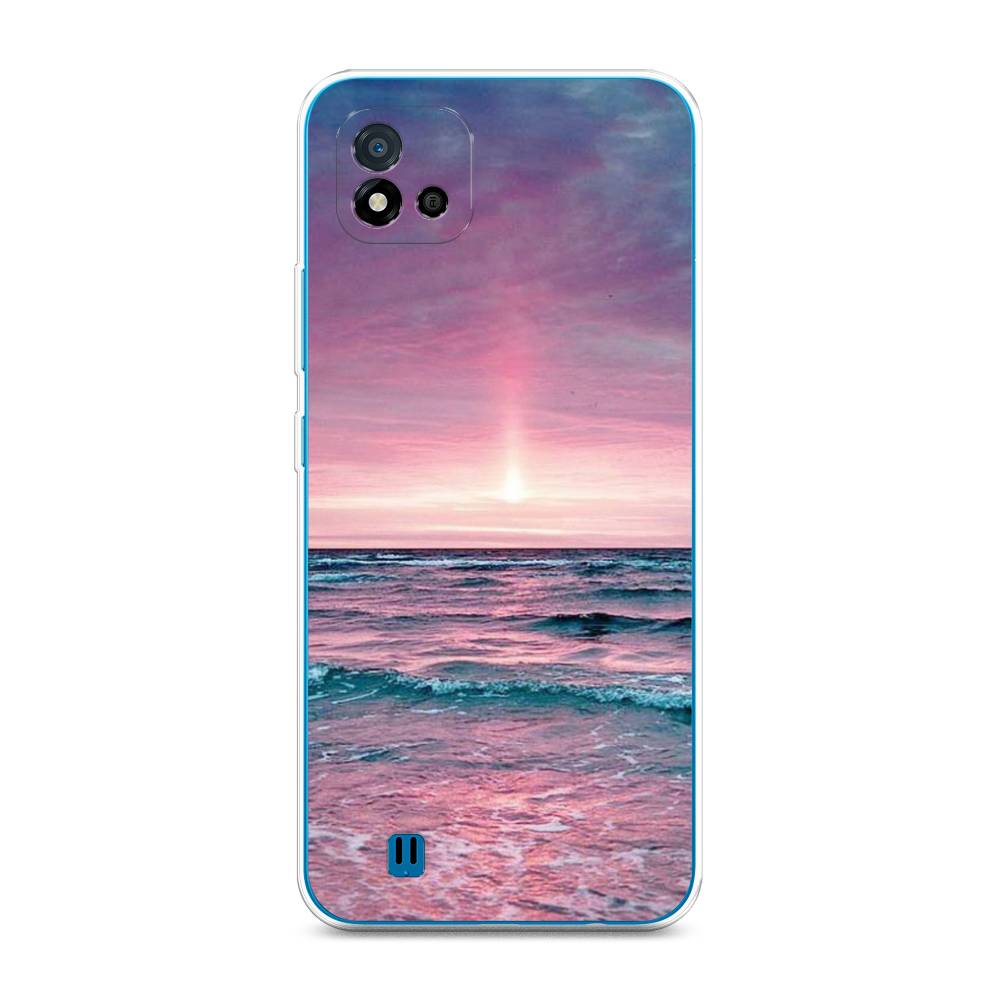 

Чехол на Oppo Realme C11 (2021) "Восход 3", Розовый;голубой, 257550-2