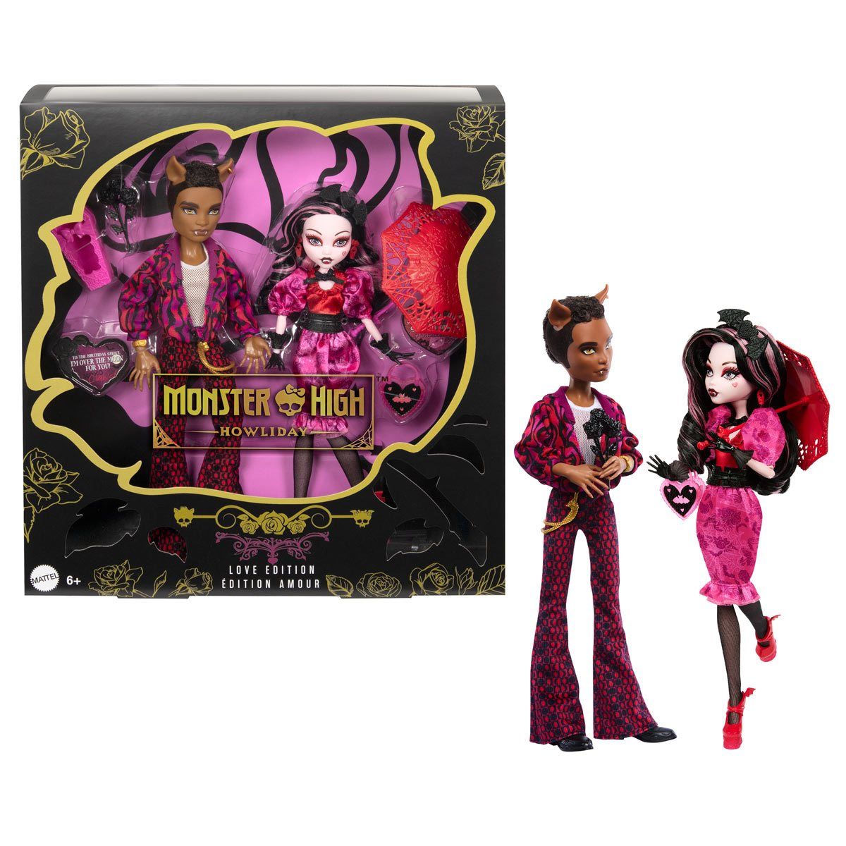 

Монстер хай дракулаура клод monster high draculaura clawd love edition howliday, monster