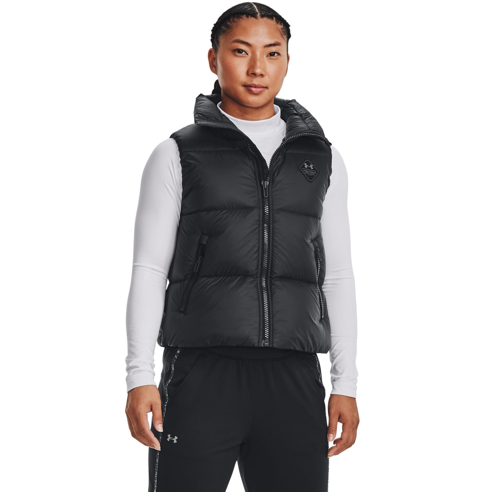 Утепленный жилет унисекс Under Armour 1375456-001 черный S/M