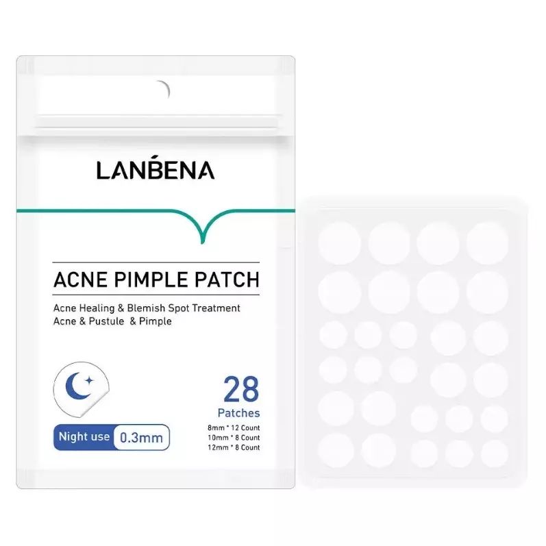Пластырь от прыщей Lanbena Acne Pimple Patch 28 шт пластыри от прыщей beauty bomb acne fighter