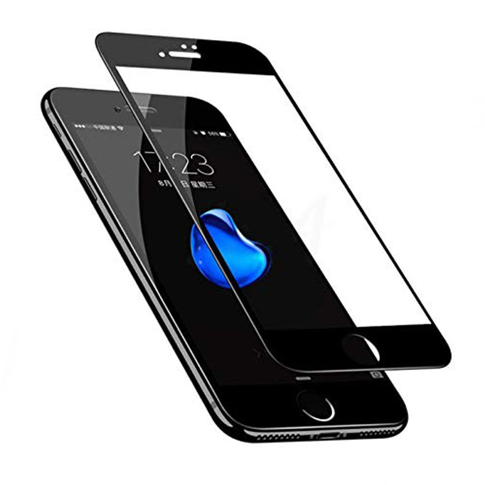 

Защитное закаленное стекло 3D QUMO для iiPhone 7 Plus/8 Plus с черной рамкой