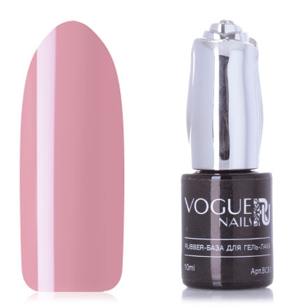 

Vogue Nails, База для гель-лака Rubber, beige, 10 мл