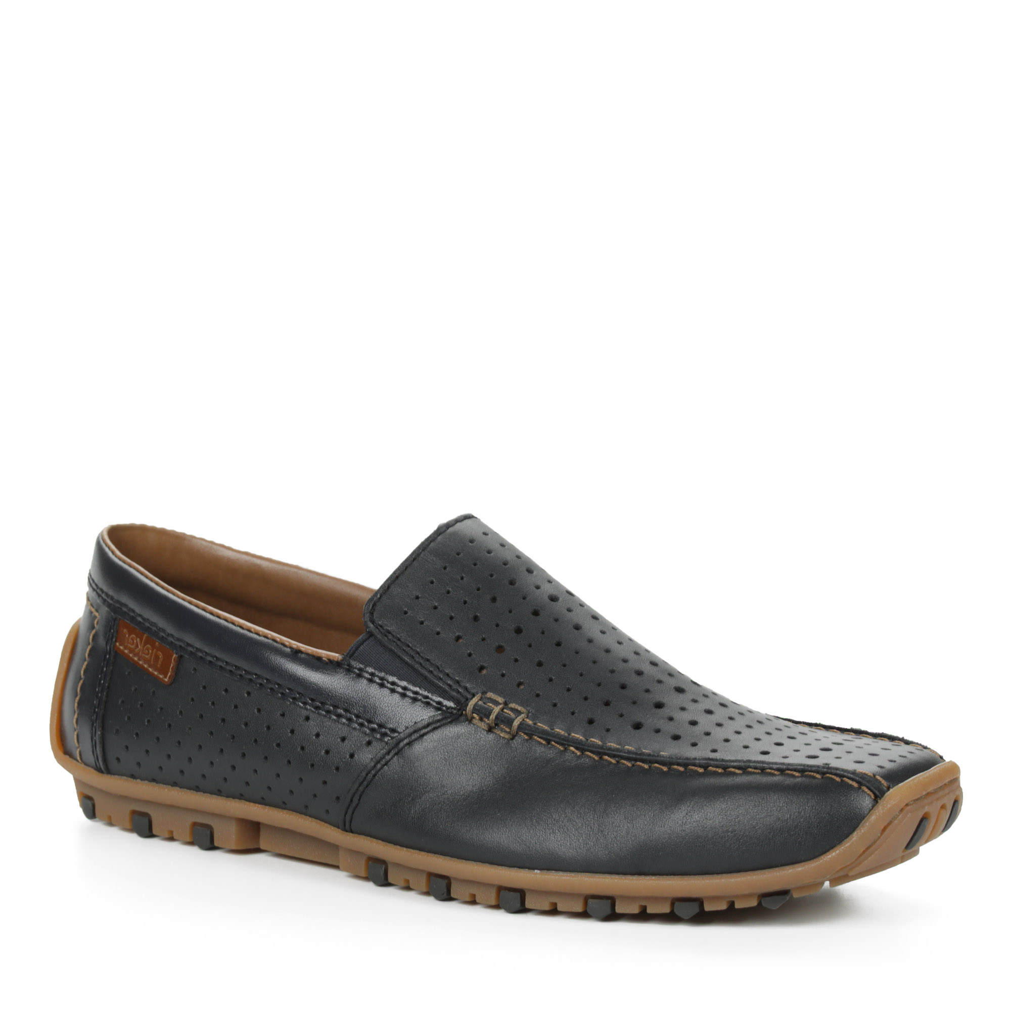 фото Мокасины мужские rieker 08954-14 синие 45 ru